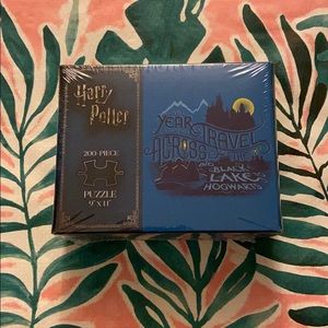 Harry Potter Journey to Hogwarts 200 Piece Puzzle 9"x11" Blue NWT